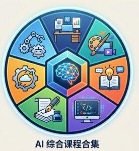 AI教程 - AI办公·商业应用 AI绘画·设计·视频 AI提示课集 AI与编程 AI与写作 AI综合应用 Coze·Agent·n8n课程合集