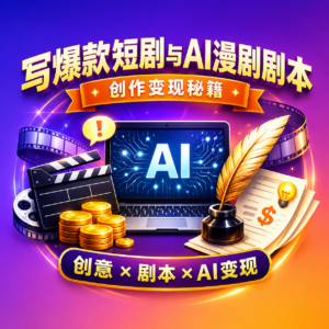 教你写爆款短剧与AI漫剧剧本，让AI创作不再自娱自乐